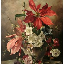 Схема вышивки «цветы»