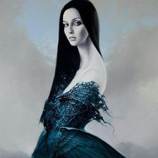 Схема вышивки «Птица»