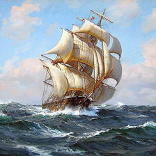 Схема вышивки «Худ. Чарльз Виккери»