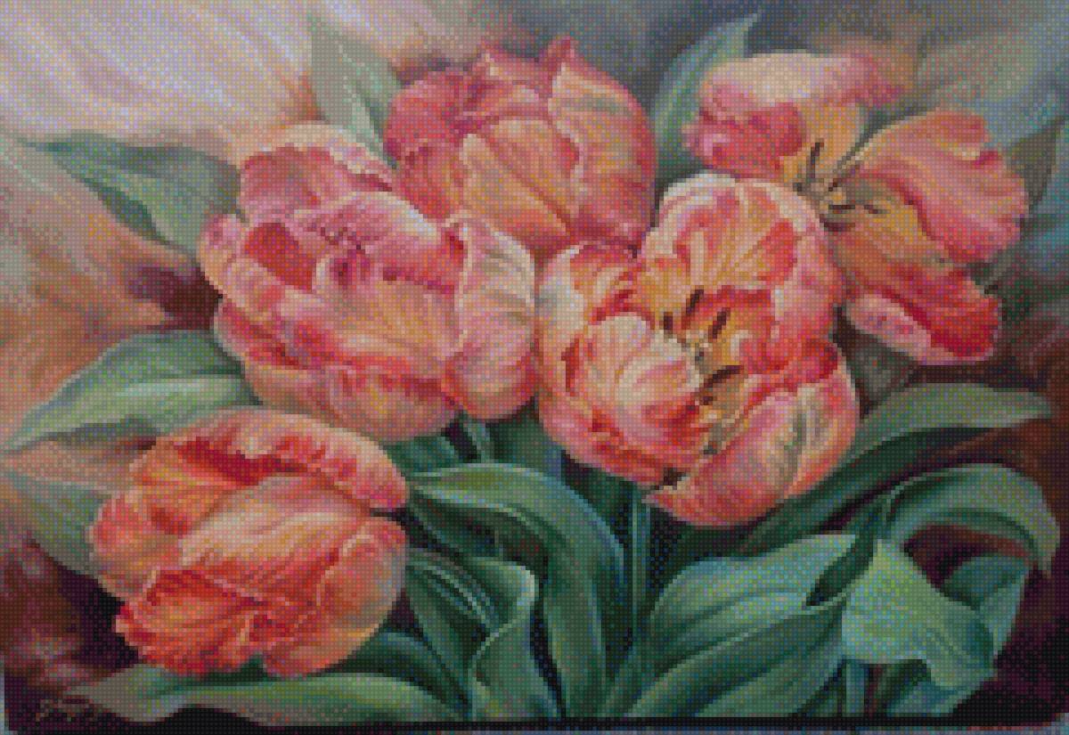 тюльпаны - цветы - предпросмотр