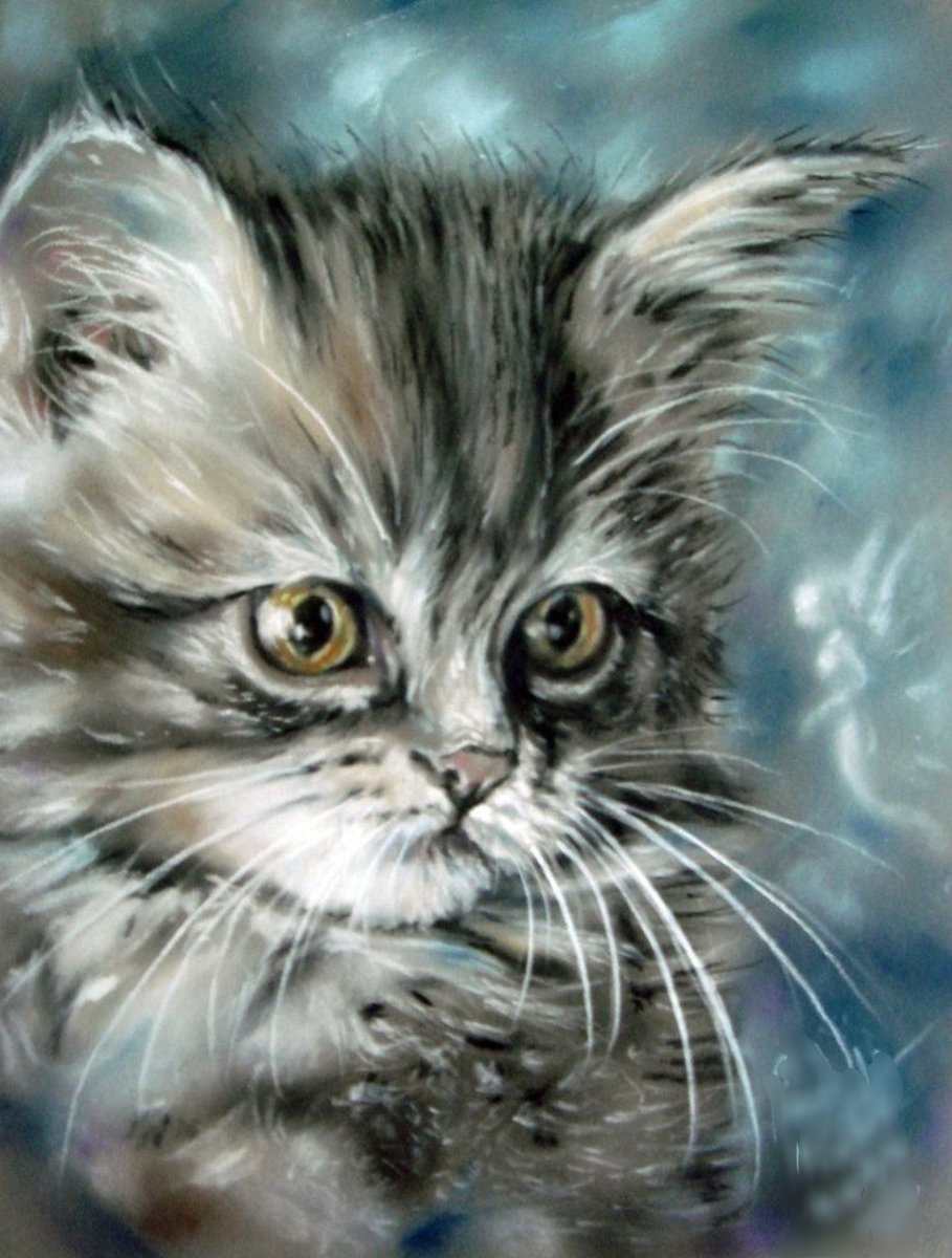 Котенок - картина - оригинал