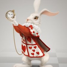 Схема вышивки «Сказочный Белый Кролик»