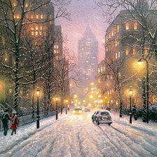 Схема вышивки «Худ. Абрахам Хантер»