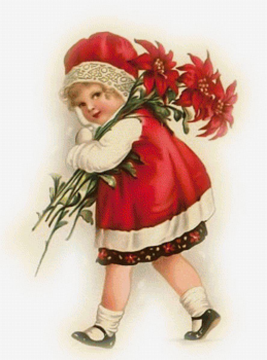 ДЕВУШКА C ЦВЕТАМИ - девушка c цветами - предпросмотр