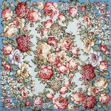 Схема вышивки «подушка розы»