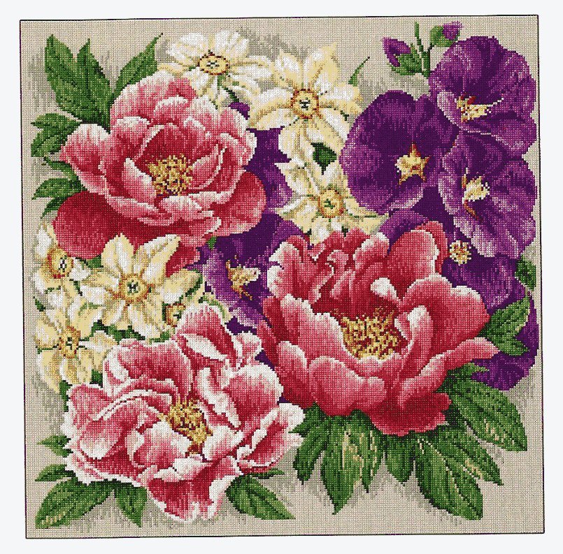 подушка море цветов - подушка - оригинал