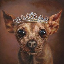 Схема вышивки «собака»