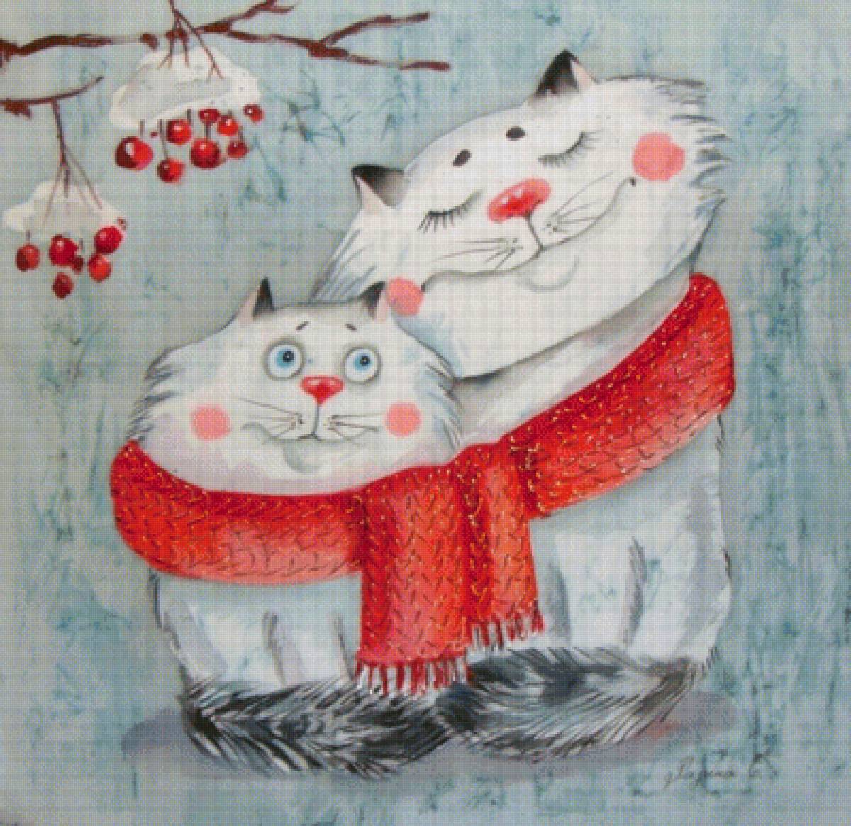 Любовь... - котики, коты - предпросмотр