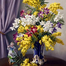 Схема вышивки «цветы»