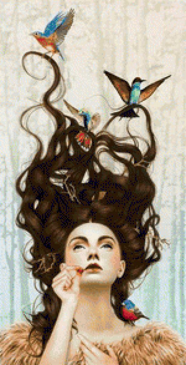 Лесная дева - фэнтези, девушка - предпросмотр