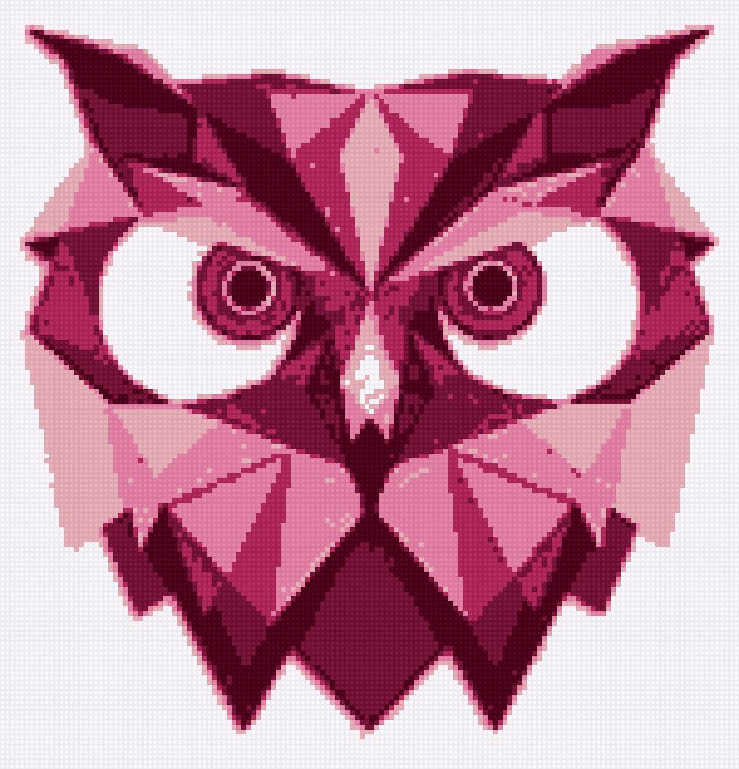 сова розовая - предпросмотр