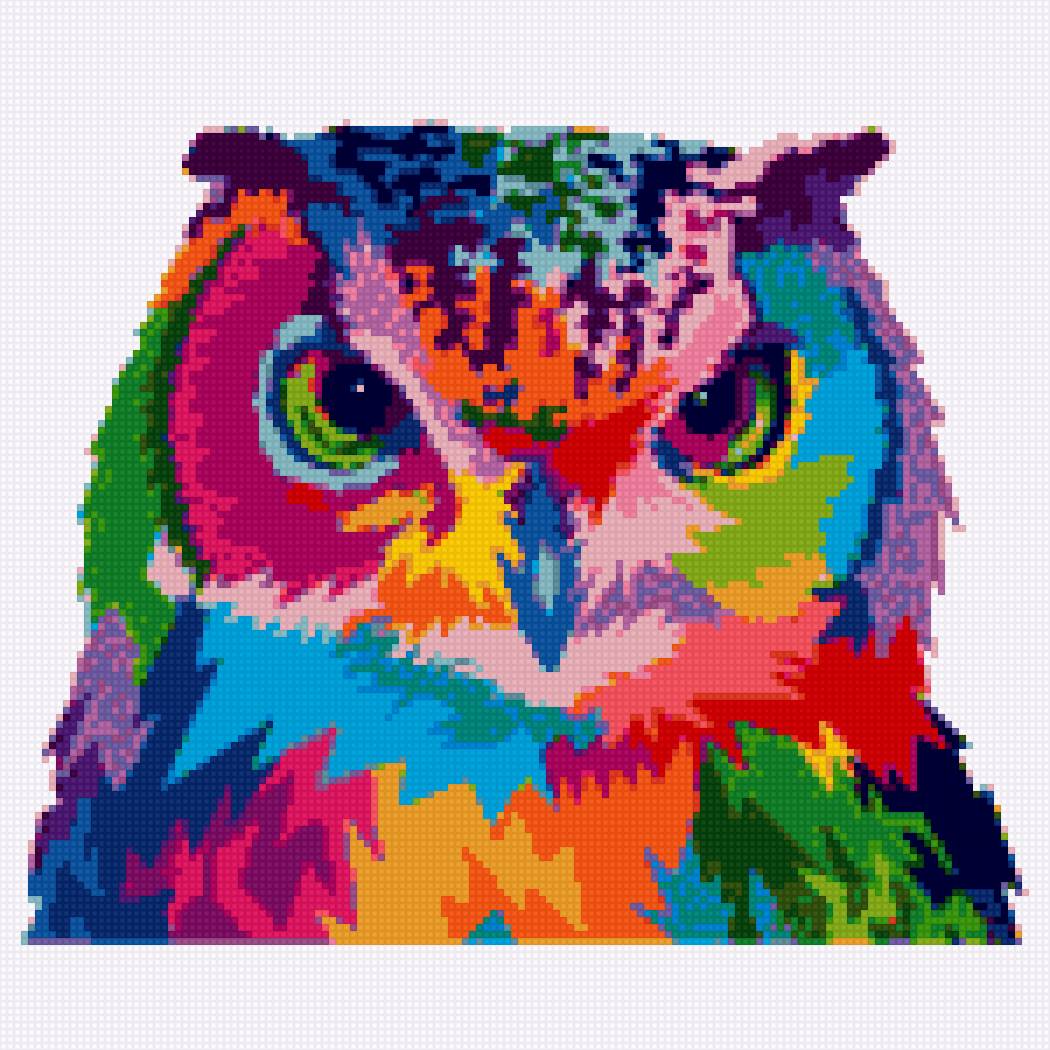 сова радужная - предпросмотр