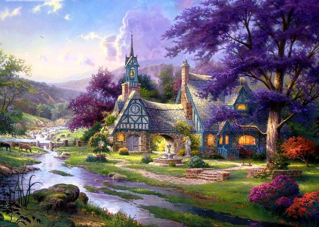 сказочный домик - дом. - оригинал