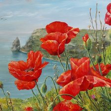 Схема вышивки «цветы»