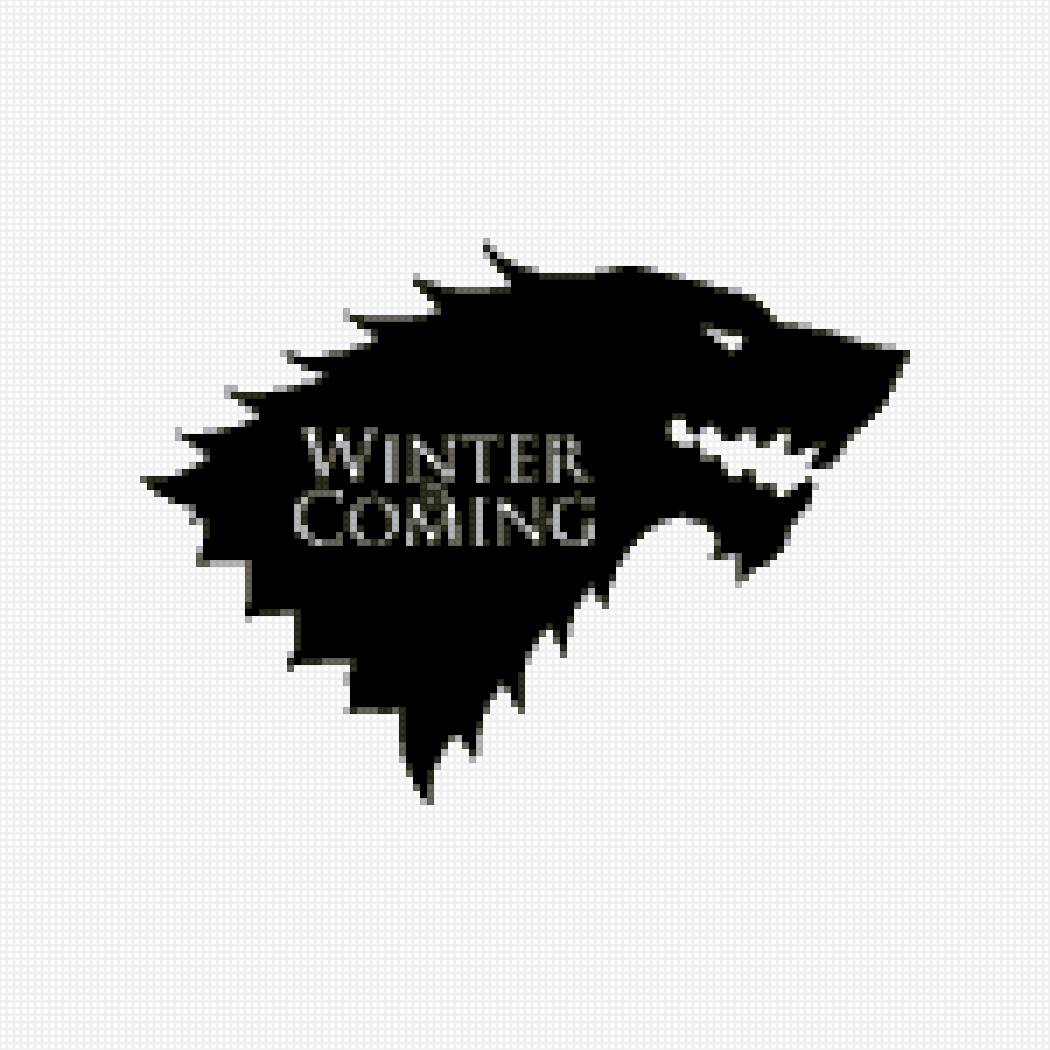 Старки - лютоволк, старк, игра престолов - предпросмотр