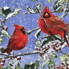 Схема вышивки «птицы»