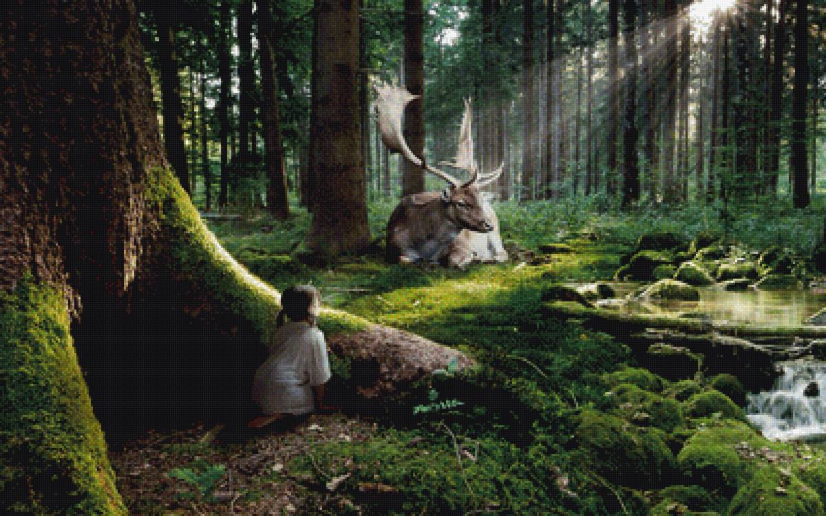 лесной олень - предпросмотр