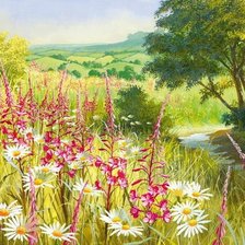 Оригинал схемы вышивки «пейзаж» (№1825214)