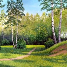 Оригинал схемы вышивки «пейзаж» (№1825534)