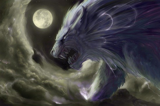 Пес в небе - пес луна небо - оригинал