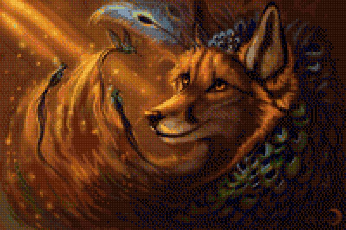 Лиса - фантазия - предпросмотр