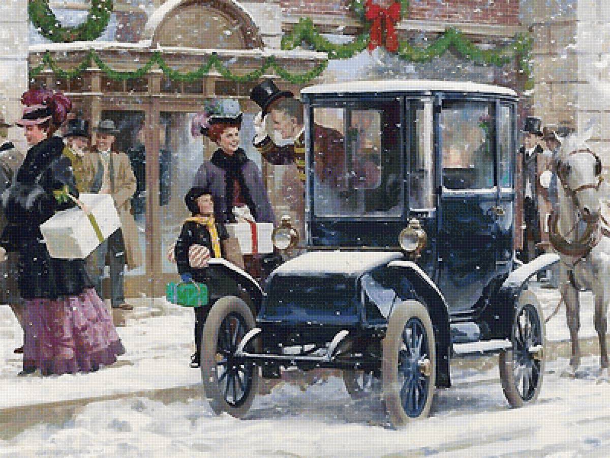 машина подана - картина - предпросмотр