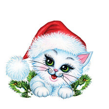 Схема вышивки «Котенок»