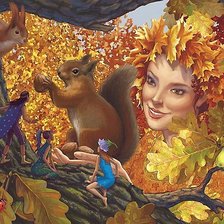 Схема вышивки «сентябрь»