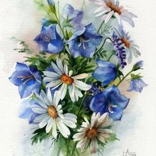 Схема вышивки «Букет цветов»