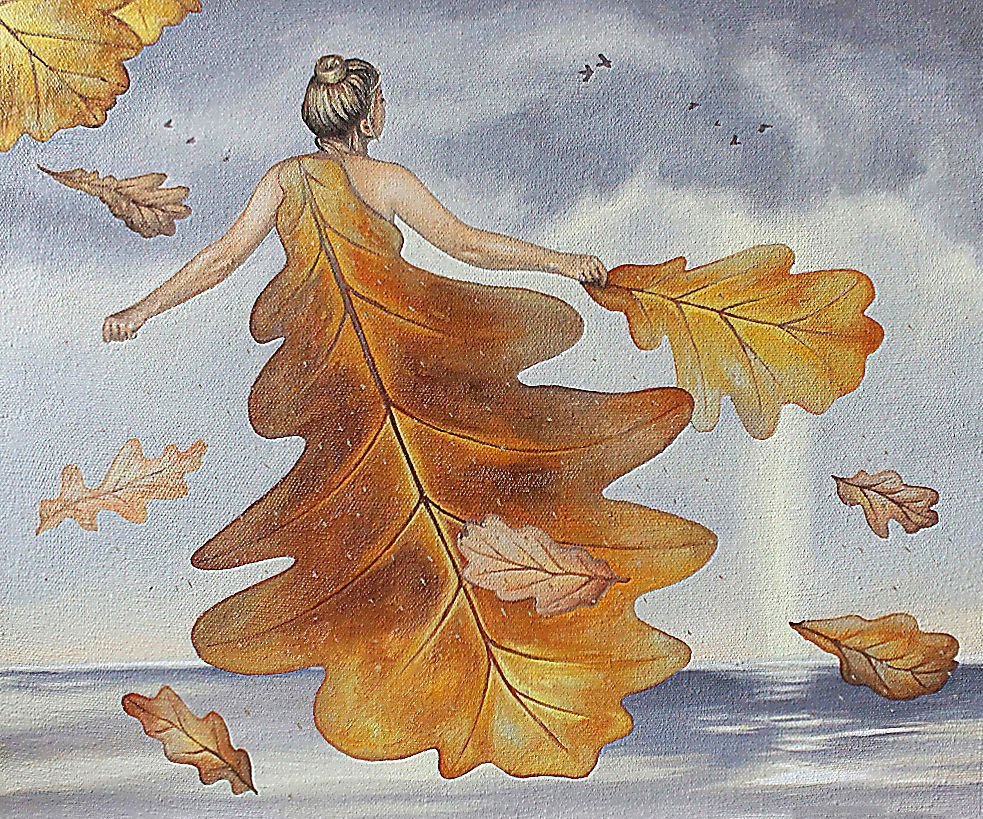 Осень. - живопись. - оригинал