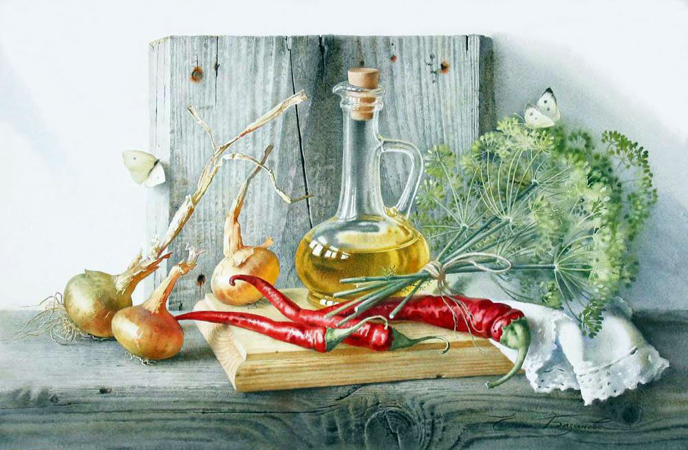 НАТЮРМОРТ ДЛЯ КУХНИ - натюрморт для кухни - оригинал