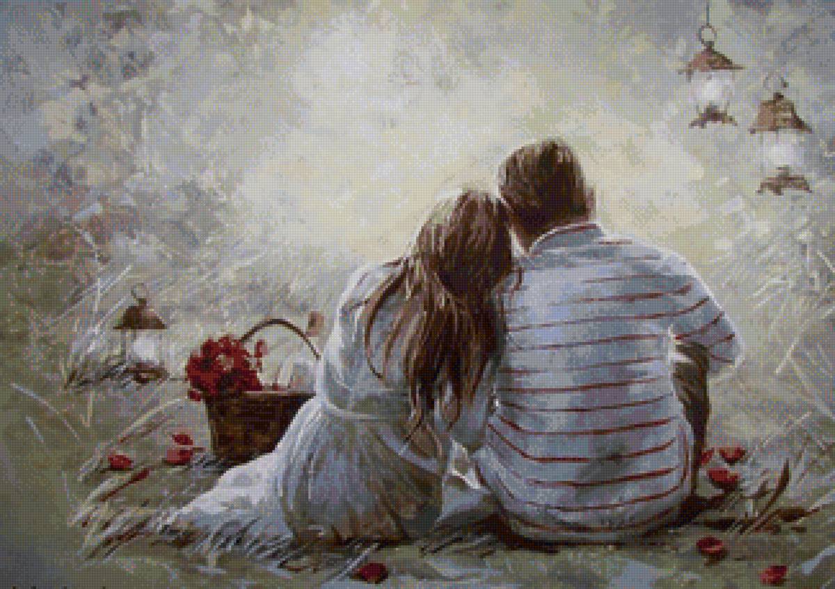 влюбленные - пара, любовь - предпросмотр