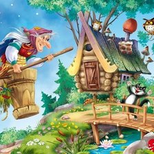 Схема вышивки «Баба яга»