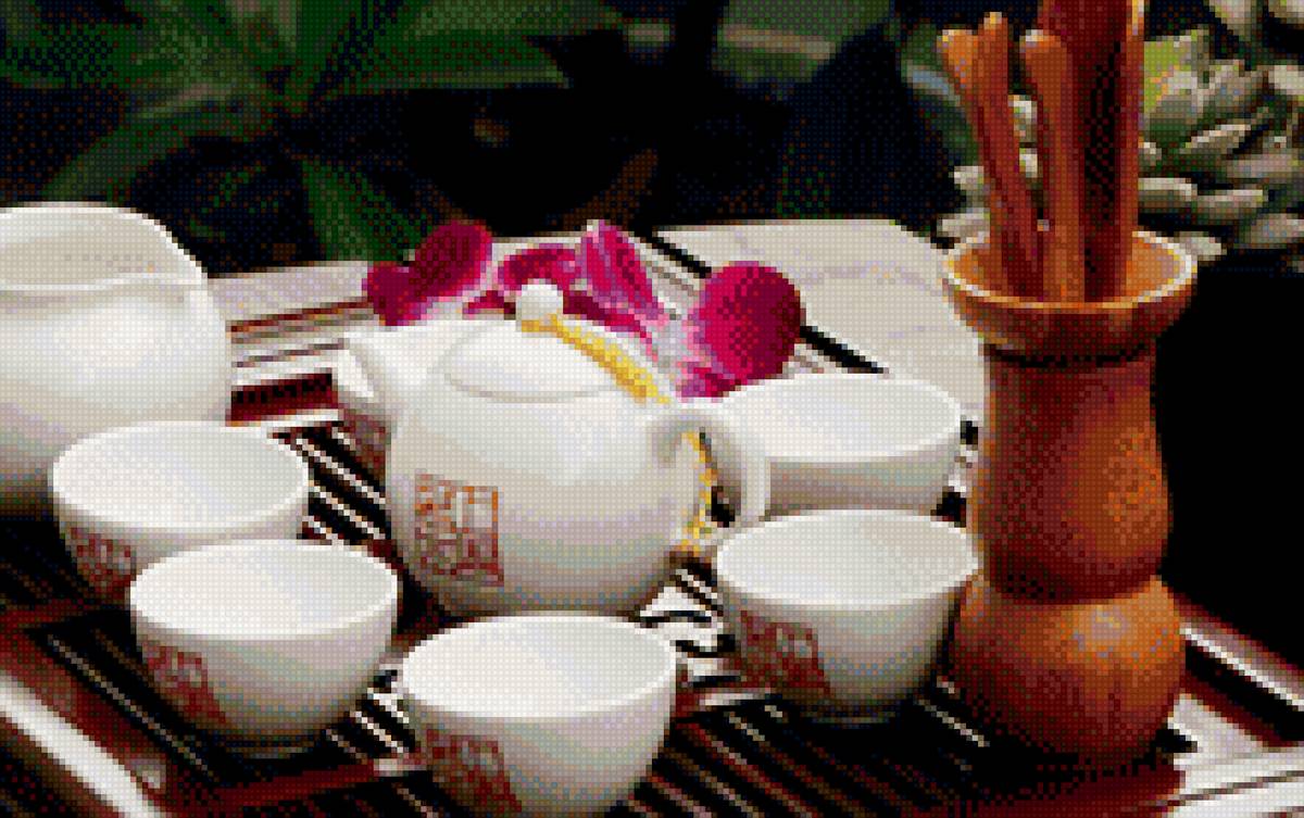 Сервиз - китай, чай, восток - предпросмотр