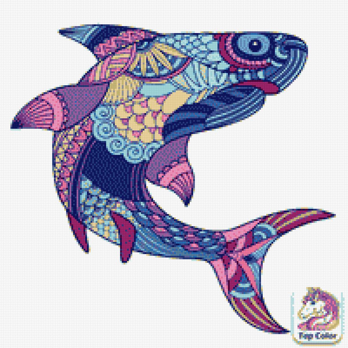 Акула - арт - предпросмотр