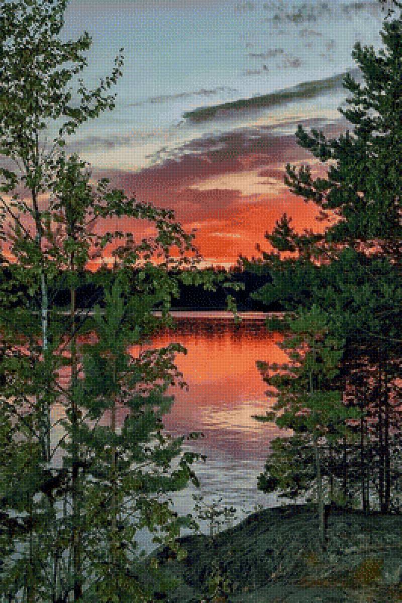 закат - природа, закат - предпросмотр