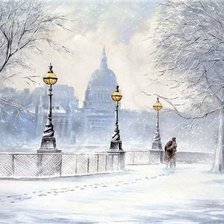 Схема вышивки «Зимой»