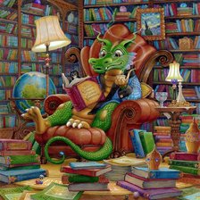 Схема вышивки «дракончик»