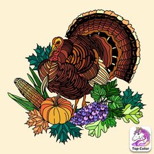 Схема вышивки «Индюк»