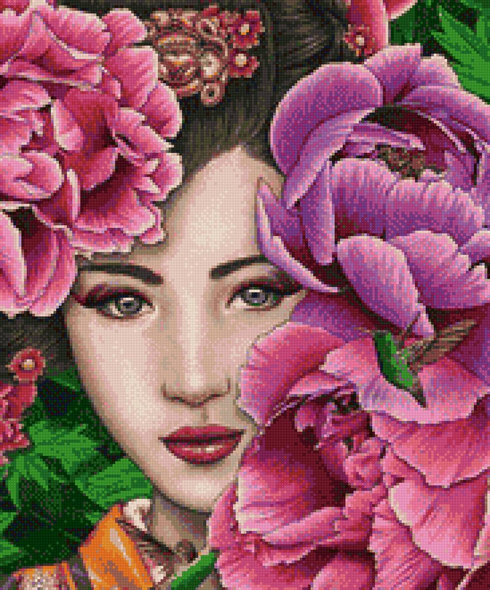 Японская красавица - восток - предпросмотр