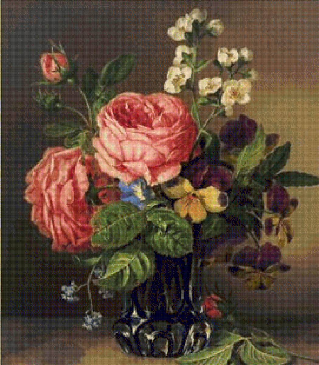 цветы - натюрморт, цветы - предпросмотр