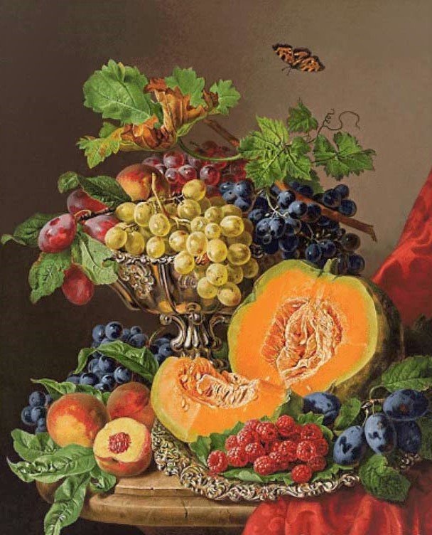 виноград,фрукты - натюрмотр - оригинал