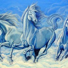 Схема вышивки «лошади»