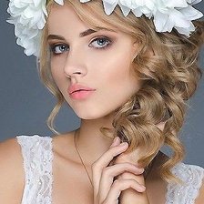 Схема вышивки «Девушка»