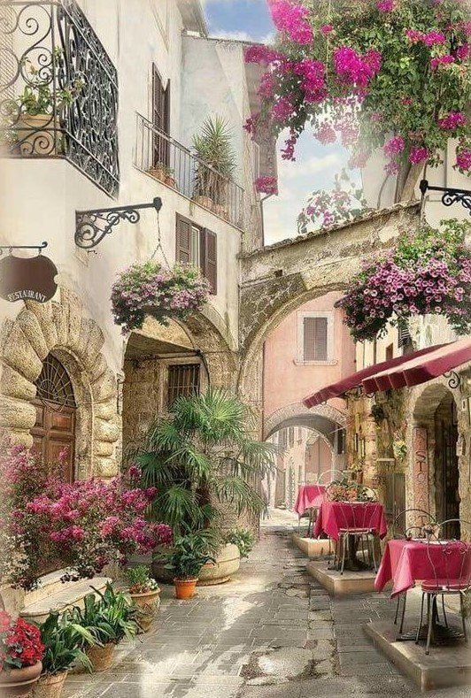 PAISAJE CALLE - 270 x 400 cruces - оригинал