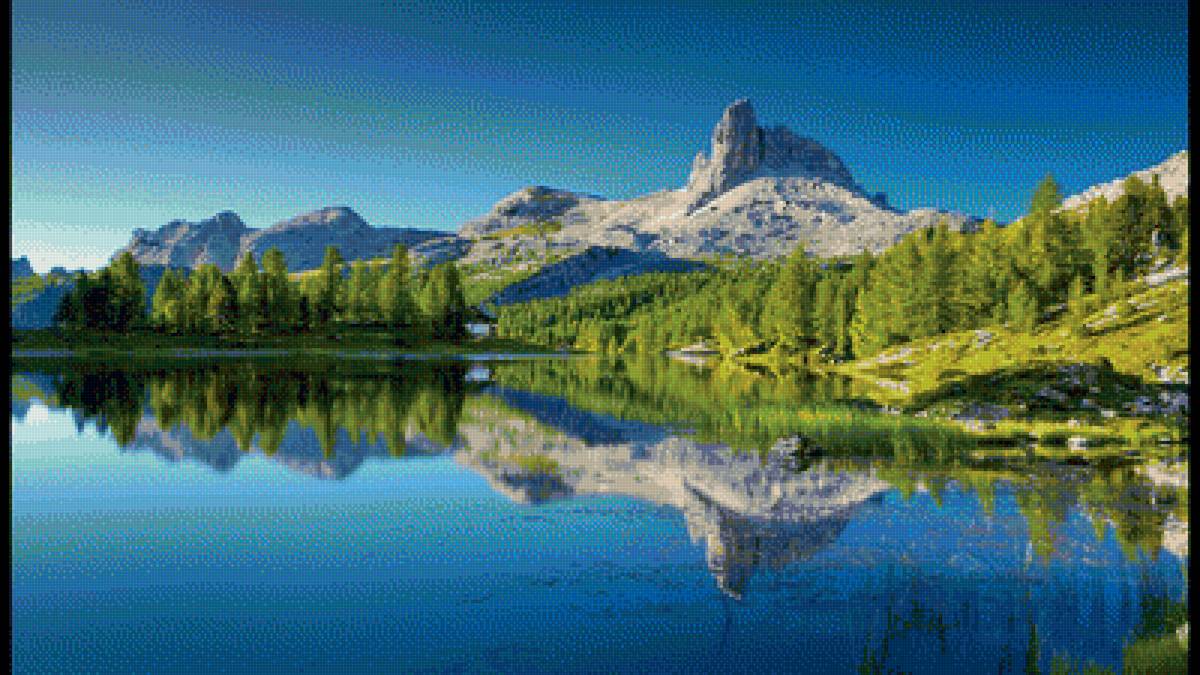 ЛЕСНОЙ ПЕЙЗАЖ - скалы, деревья, горы, берег, лес, море - предпросмотр