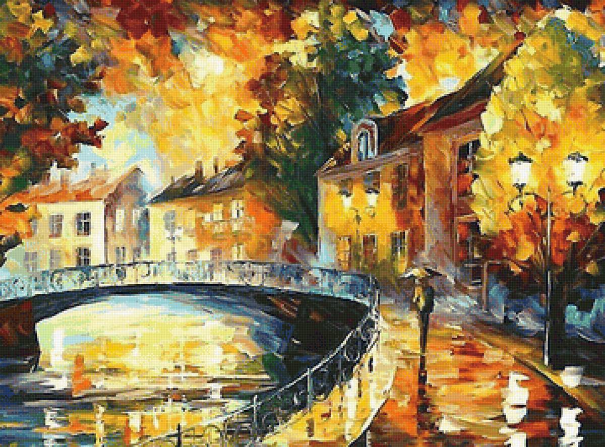 разноцветный дождь - афремов - предпросмотр