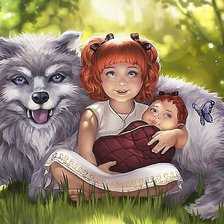 Схема вышивки «Детская»