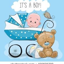 Схема вышивки «It's a boy!»