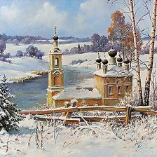 Схема вышивки «Пейзаж.»